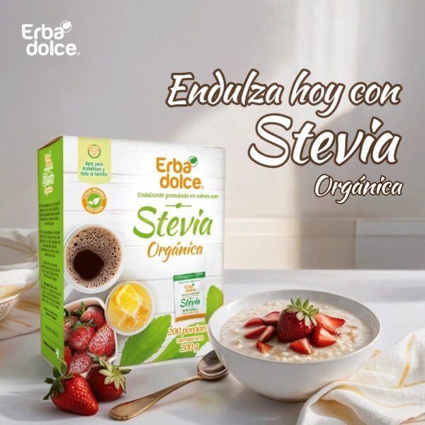 stevia pura, cero calorías, Stevia en polvo. Estevia