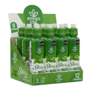 Stevia Líquida Natural Pura Caja X 12 Und X 60 ml Emigalife