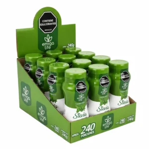 Stevia Natural en Polvo Caja X 12 Und X 240g Emigalife